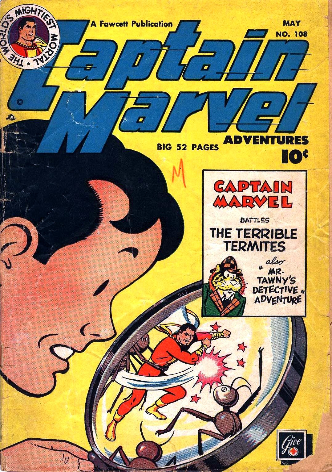 Captain Marvel Adventures #108 cover