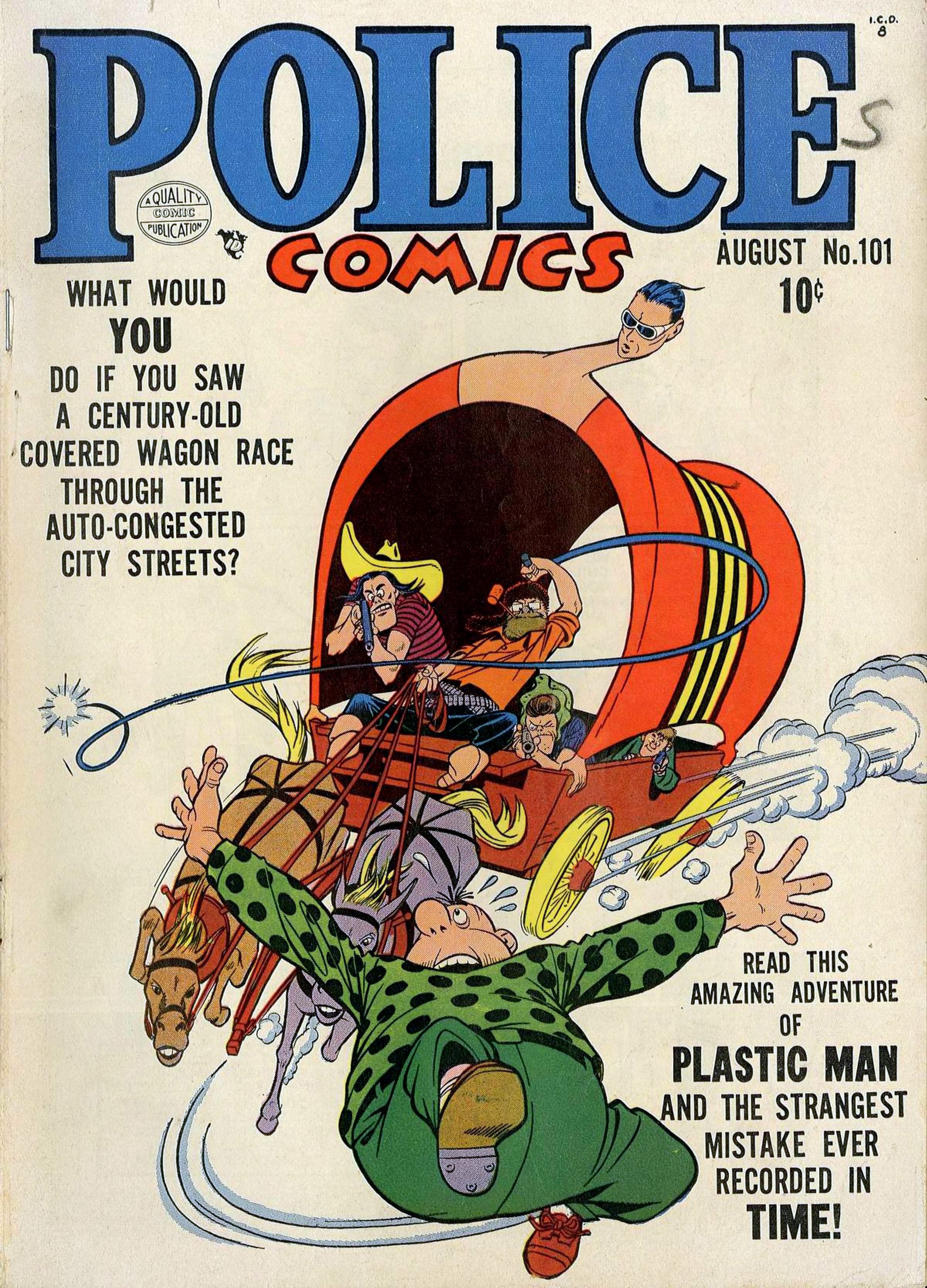 Police Comics #101 cover