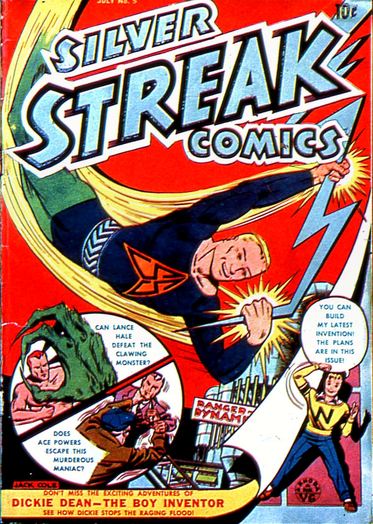 Silver Streak Comics #5 cover