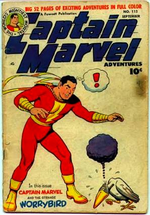 Captain Marvel Adventures #112 cover