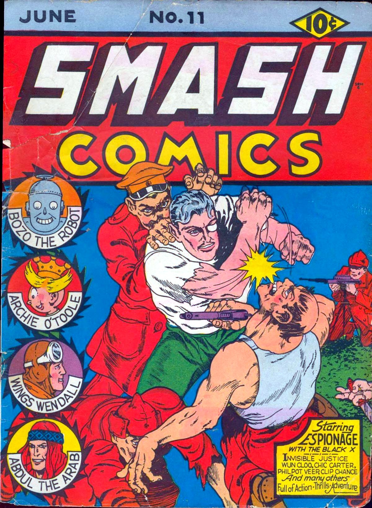 Smash Comics #11 cover
