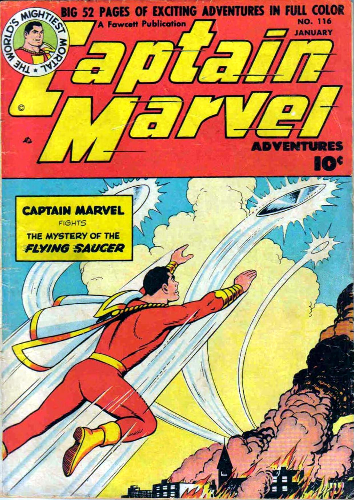 Captain Marvel Adventures #116 cover