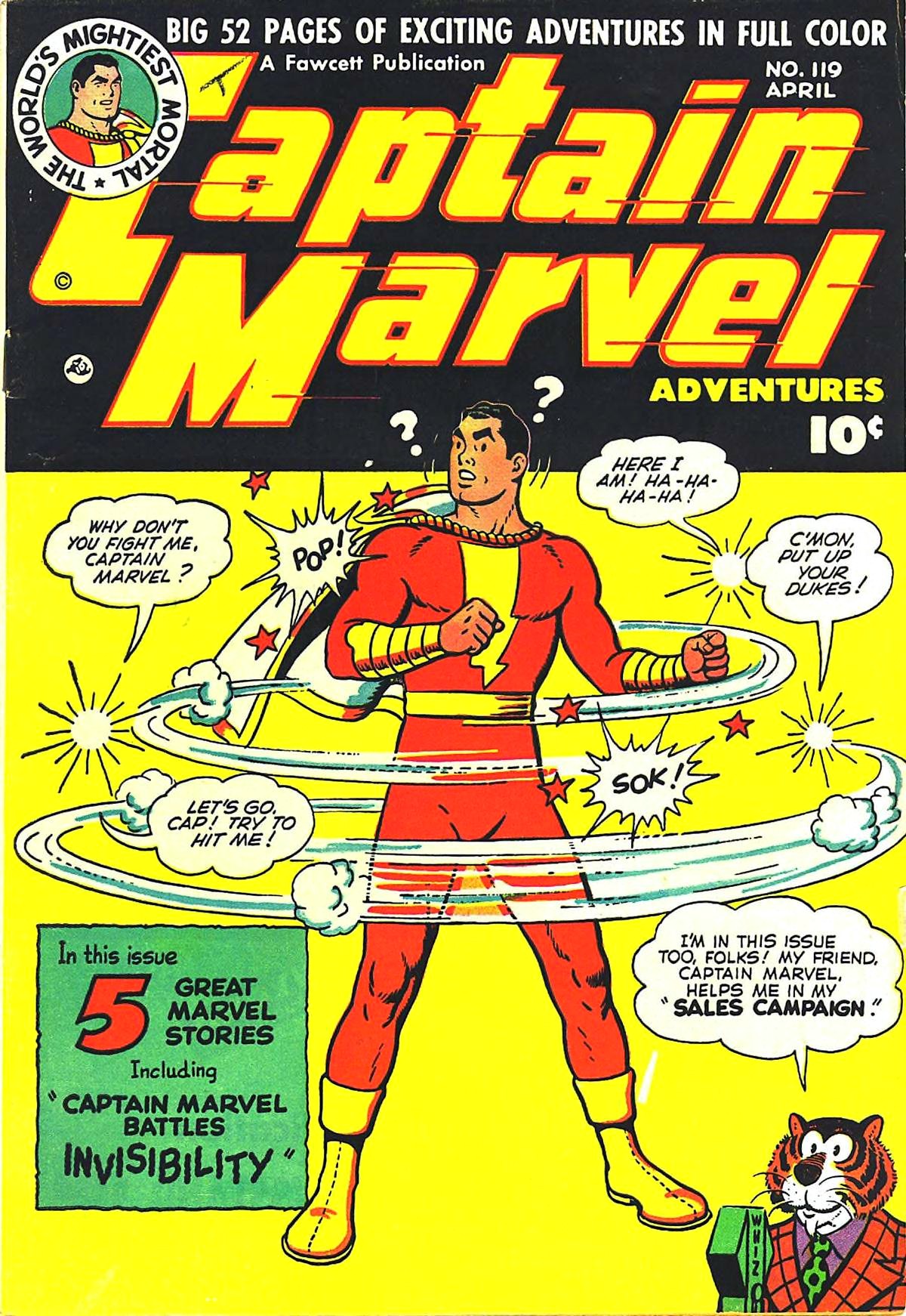 Captain Marvel Adventures #119 cover