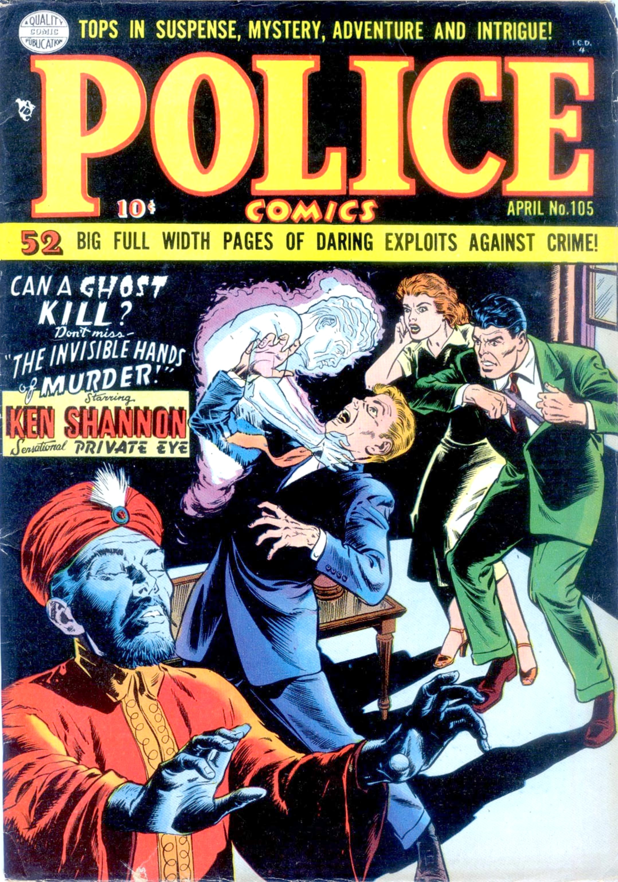 Police Comics #105 cover