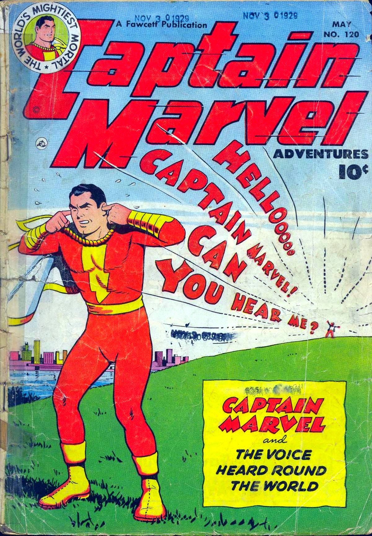 Captain Marvel Adventures #120 cover
