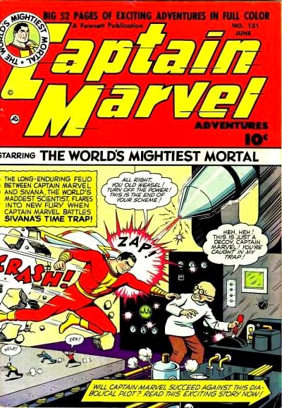 Captain Marvel Adventures #121 cover
