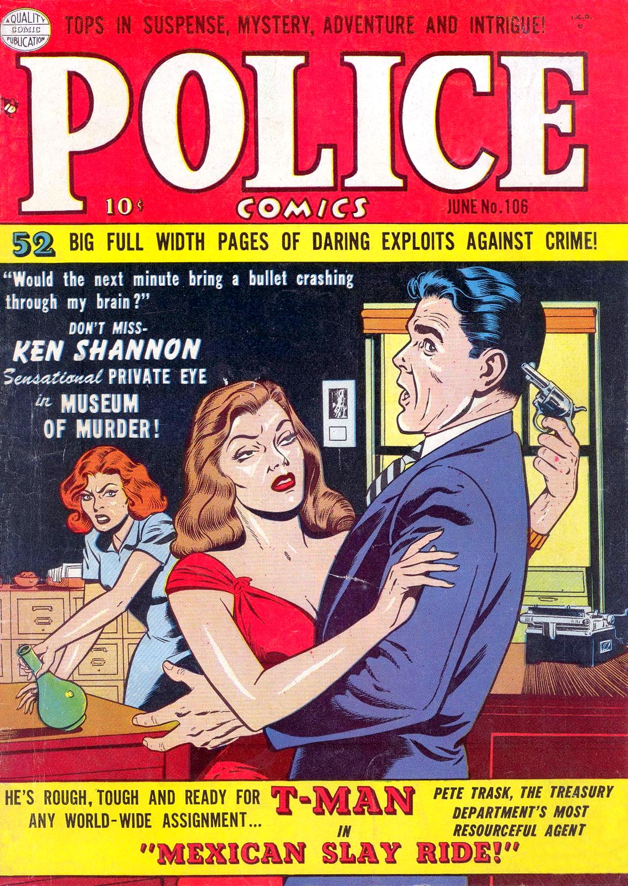 Police Comics #106 cover