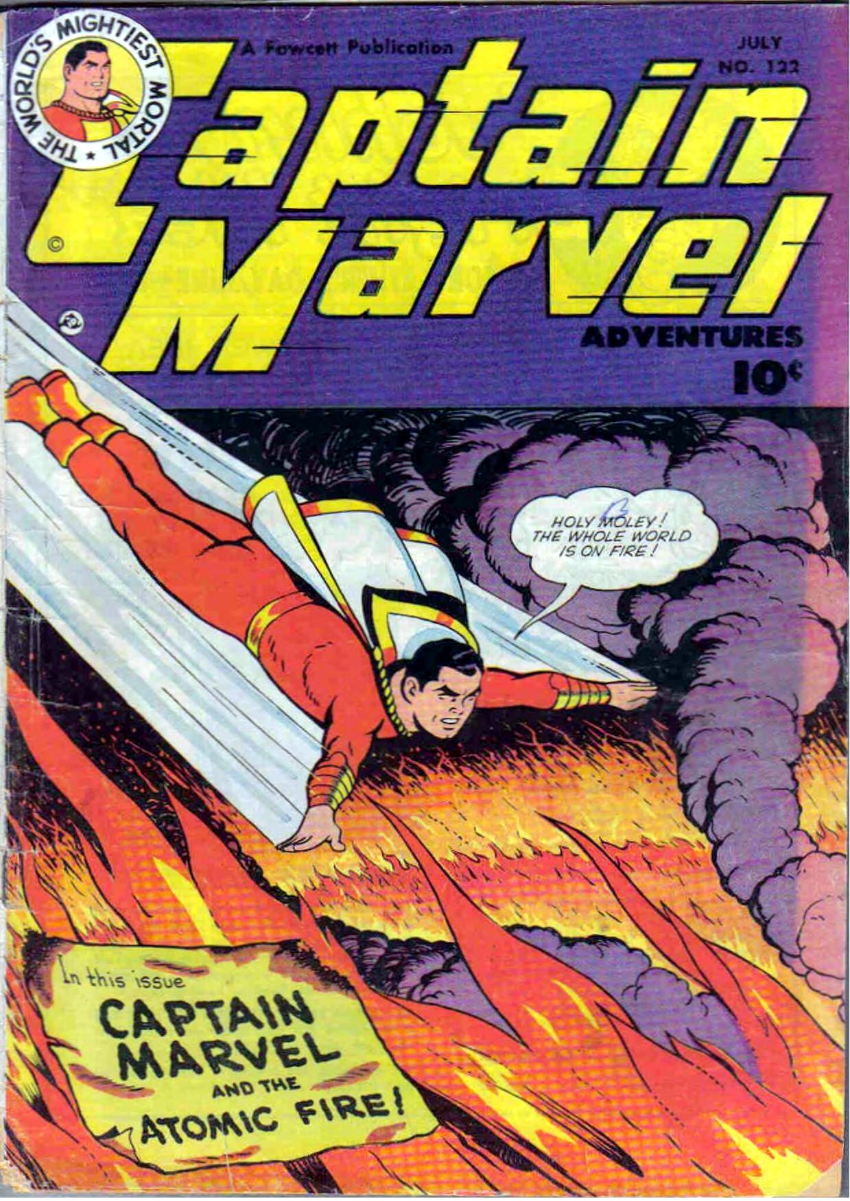 Captain Marvel Adventures #122 cover