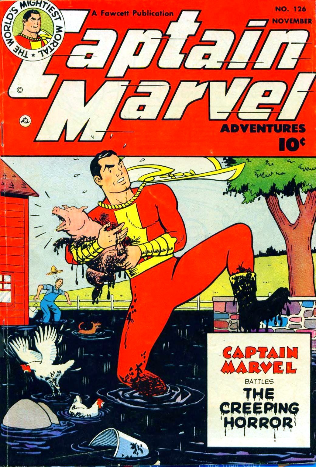 Captain Marvel Adventures #126 cover