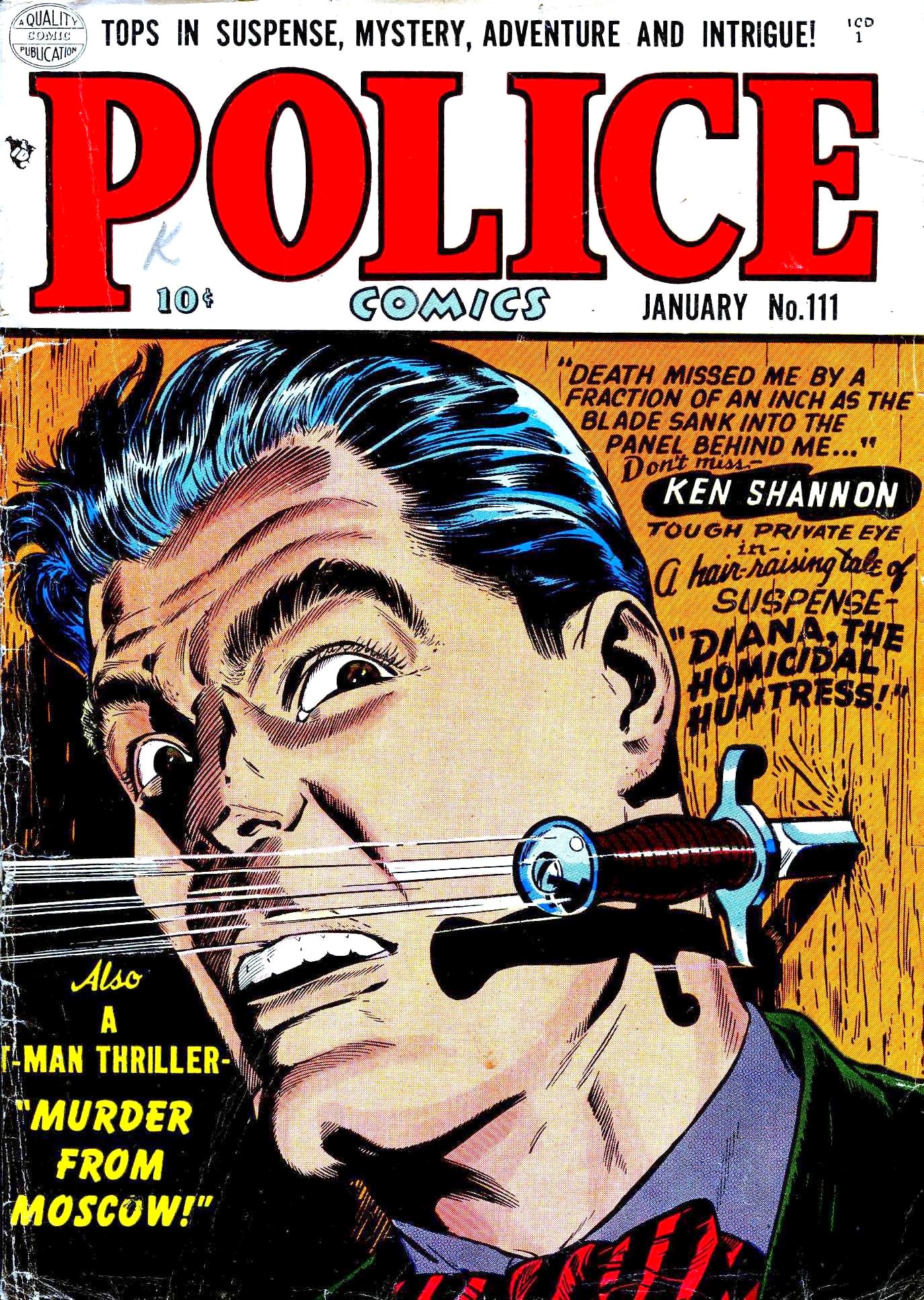 Police Comics #111 cover