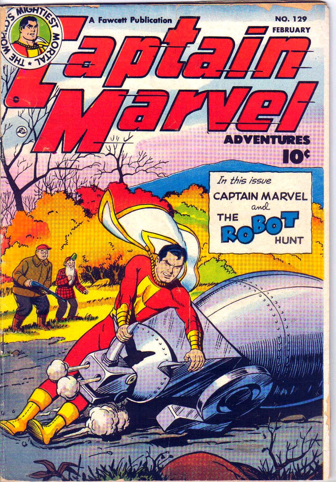 Captain Marvel Adventures #129 cover