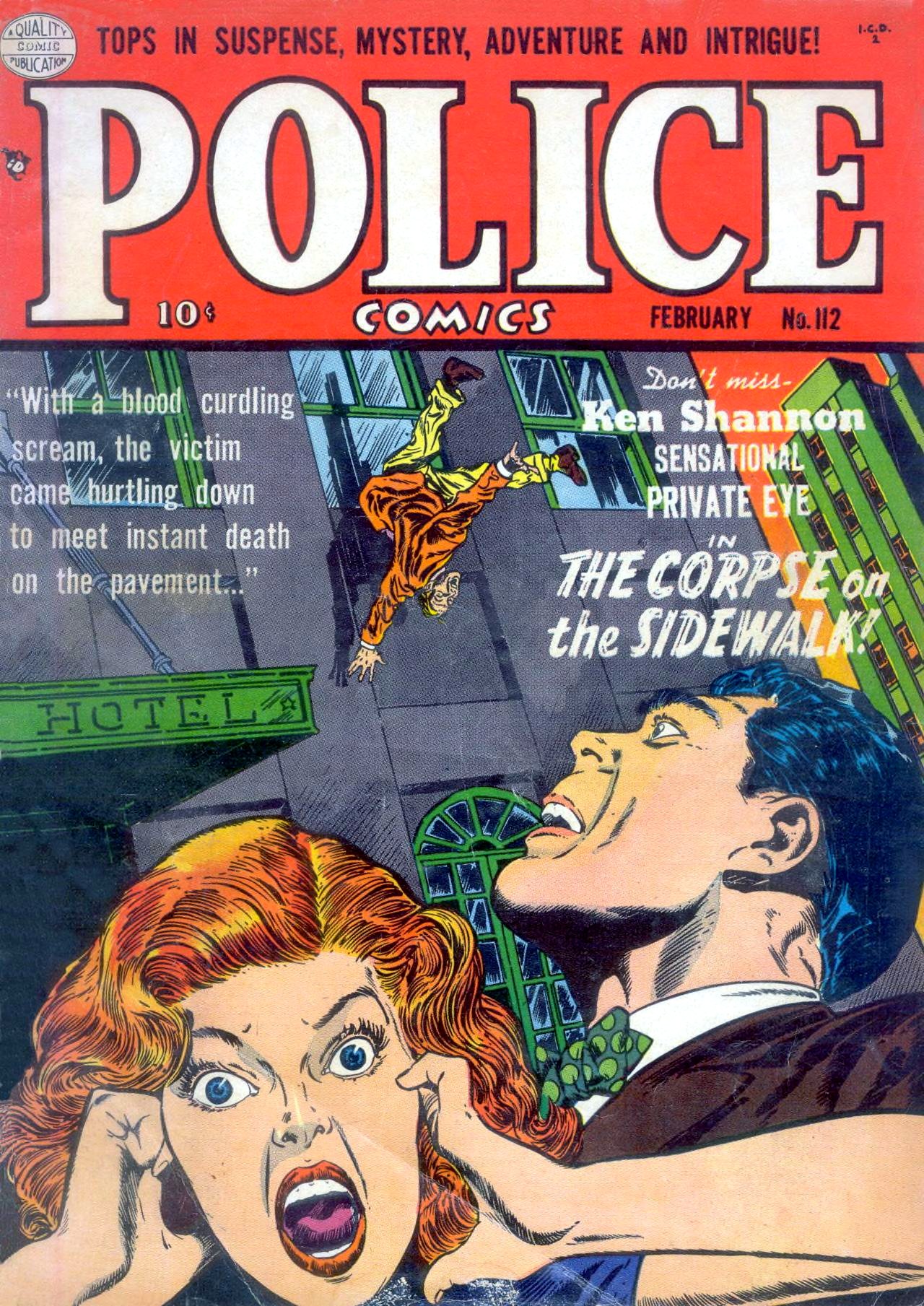 Police Comics #112 cover