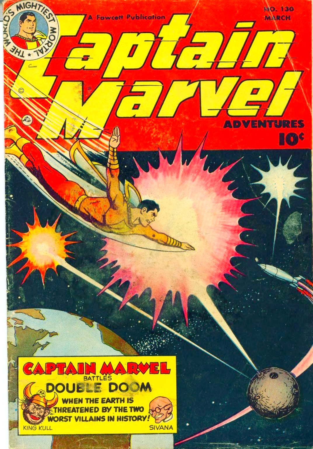 Captain Marvel Adventures #130 cover