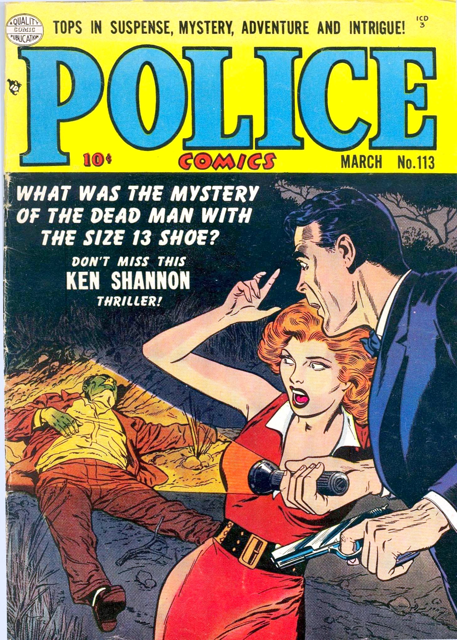Police Comics #113 cover