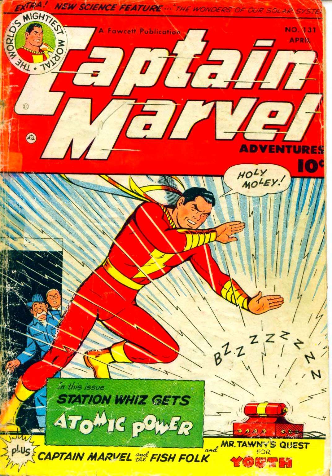 Captain Marvel Adventures #131 cover