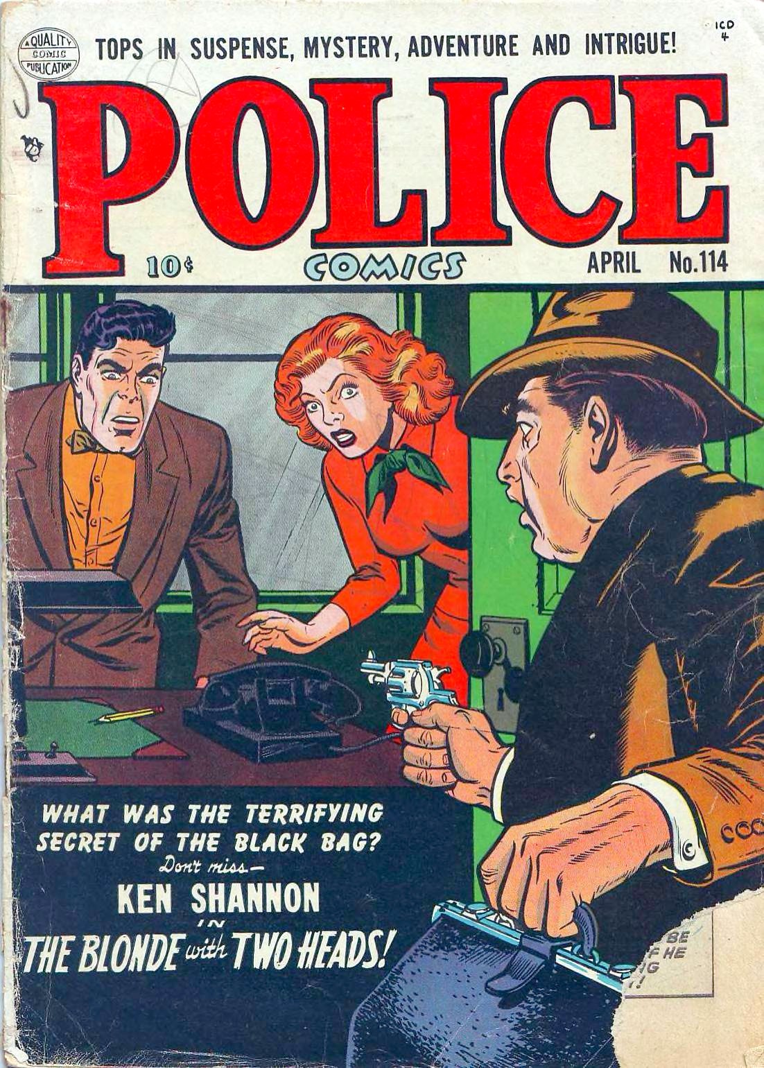 Police Comics #114 cover