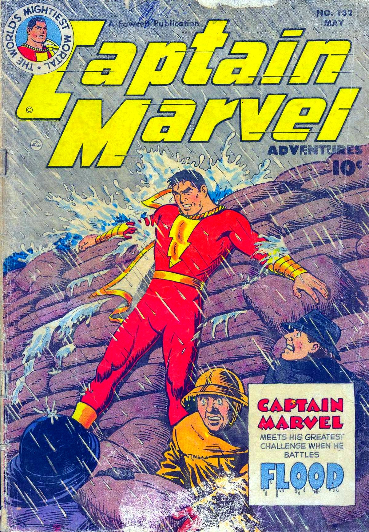 Captain Marvel Adventures #132 cover