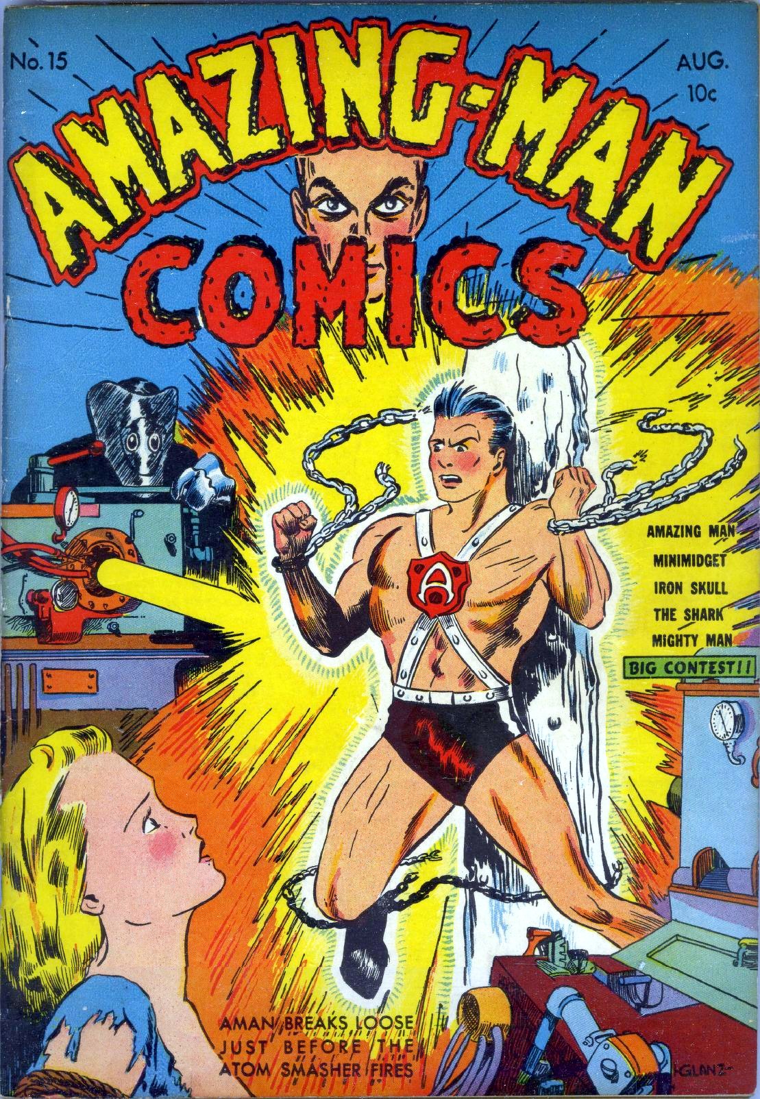 Amazing Man Comics #15