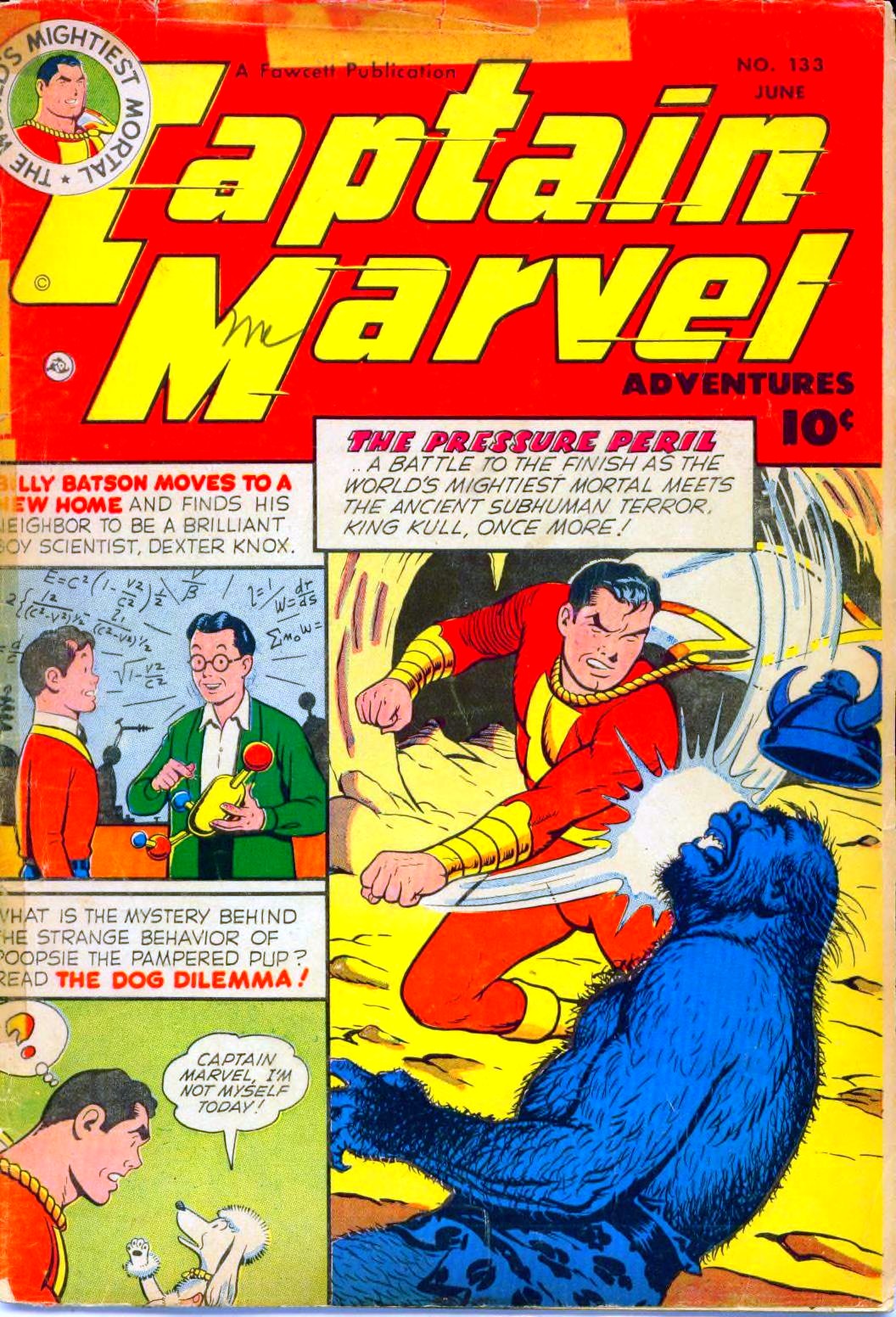 Captain Marvel Adventures #133 cover