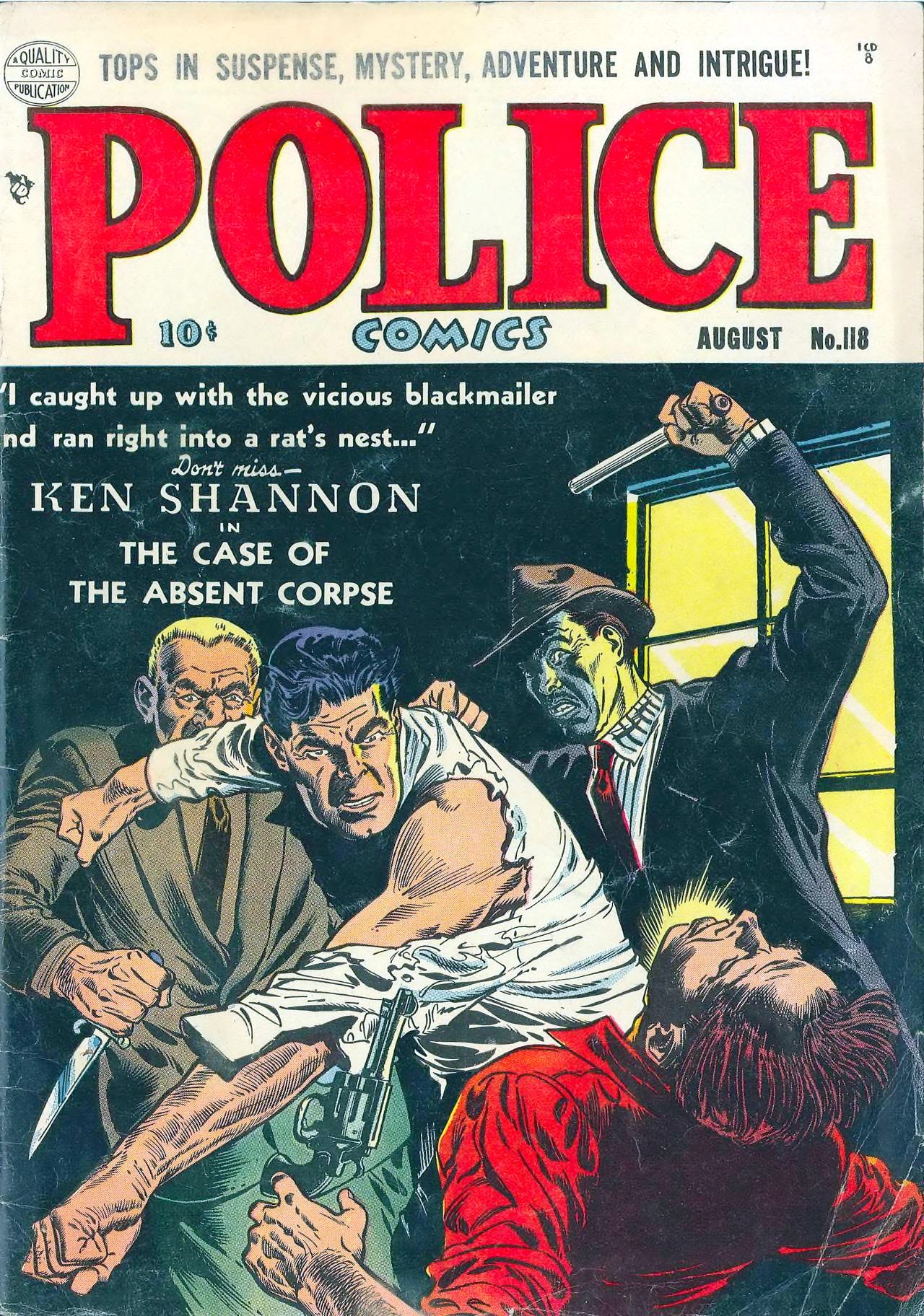 Police Comics #118 cover