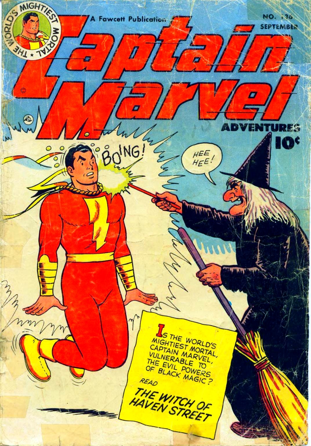 Captain Marvel Adventures #136 cover
