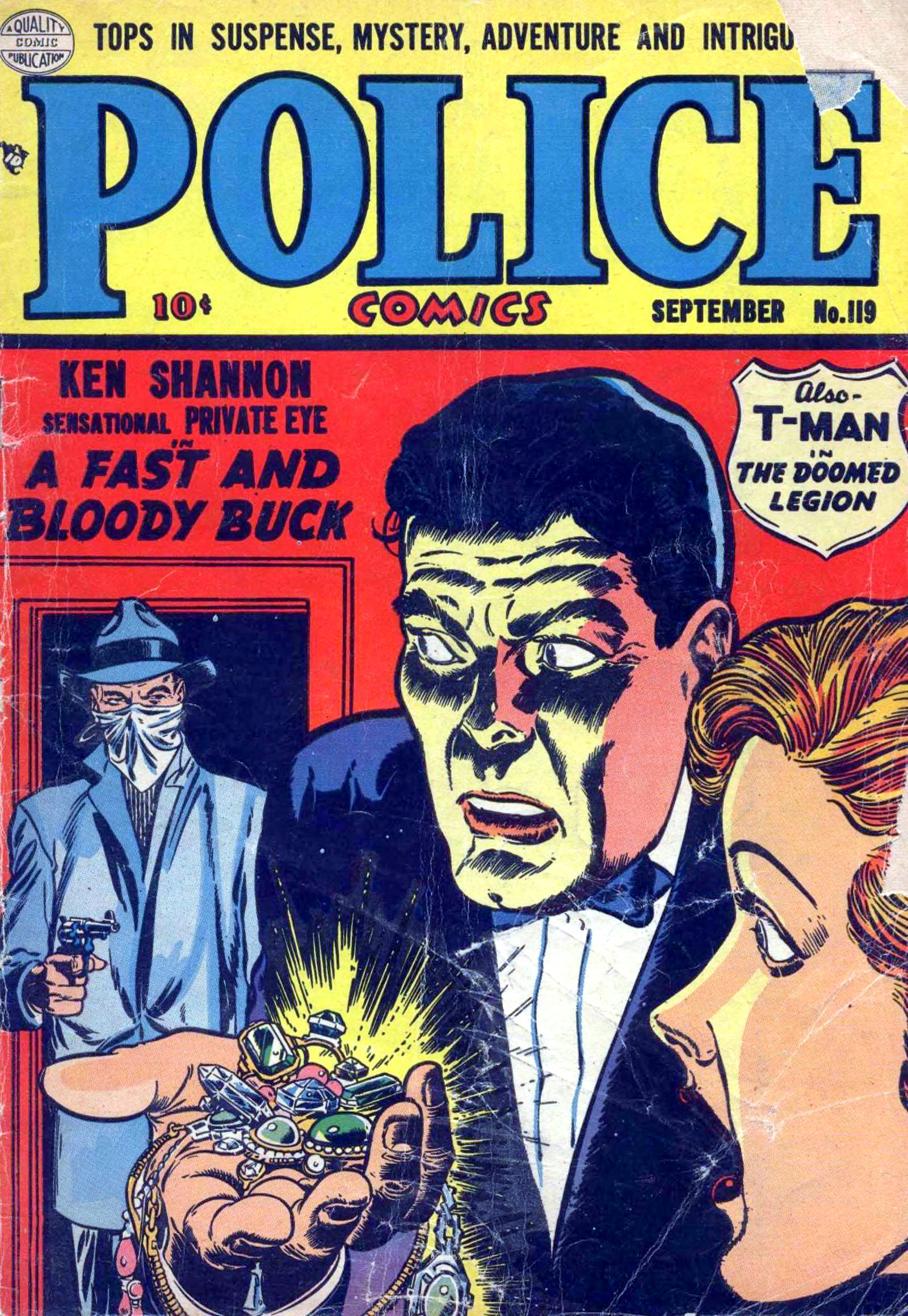 Police Comics #119 cover