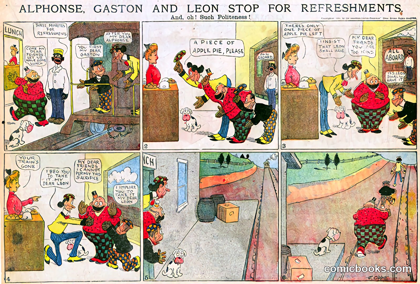 Alphonse and Gaston by Frederick Burr Opper