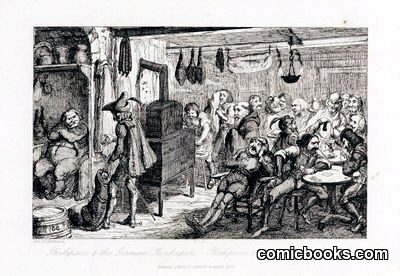 A Scene from Anne of Geierstein by Cruikshank, George