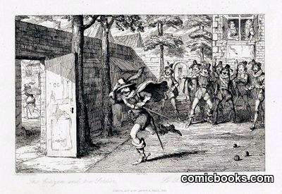 A Scene from *The Fortunes of Nigel* by Cruikshank, George