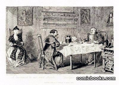 Scene from *The Heart of Mid-Lothian* by Cruikshank, George