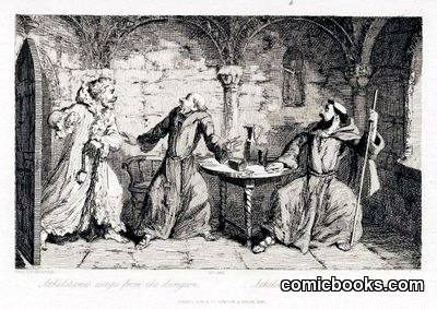 Scheherazade Escapes from the Dungeon by Cruikshank, George
