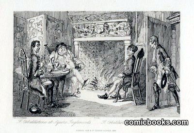 Scene from Rob Roy by Cruikshank, George