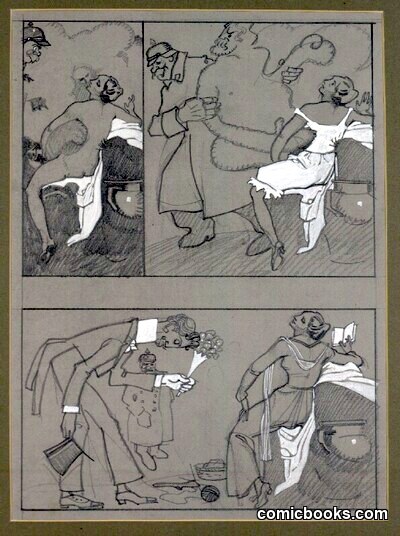 Satire on the image Zeus & Jo by Franz Wacik