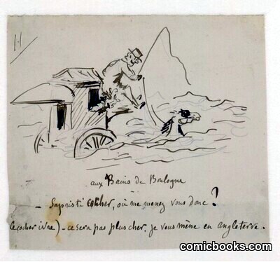 Aux Bains de Boulogne by Cham