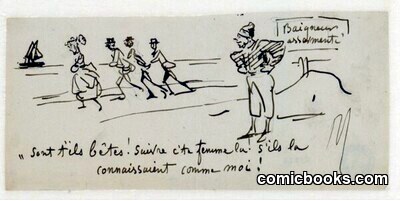 Sont-ils bêtes! Suivre c'te femme là! s'ils la connaissaient comme moi! by Cham