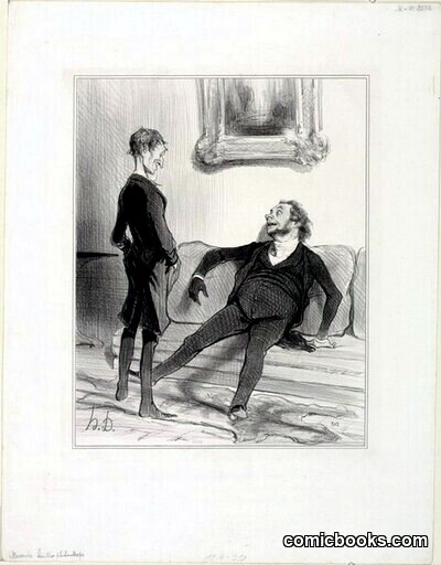 Macaire héritier — philantrope by #Honoré_Daumier_Künstler_in