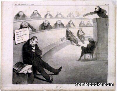Le Carcan (The Pillory) by #Honoré_Daumier_Künstler_in
