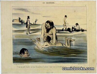 C'est un petit diable un vrai Dauphin... by #Honoré_Daumier_Künstler_in