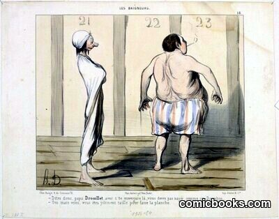 Dites donc, papa Drouillet, avec c'te envergure… by #Honoré_Daumier_Künstler_in