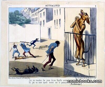 J'ai vu trancher les jours de ma famille entière / Et j'ai vu mon époux traîné sur la poussière (Andromaque) by #Honoré_Daumier_Künstler_in