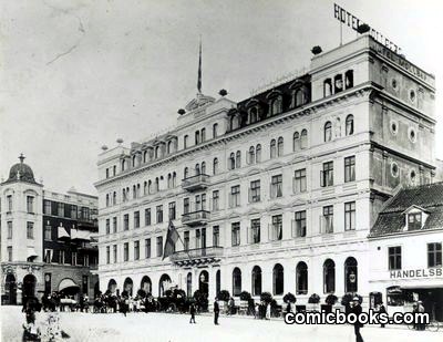 Hotel Street Scene, Early 20th Century