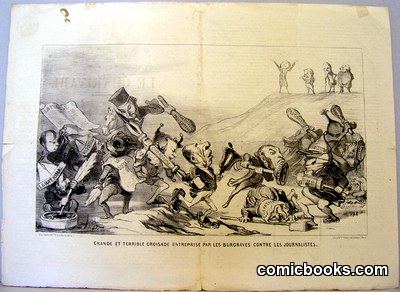 Rabble of Dressed-Up Monkeys Attacking the Barricades During the June Days
