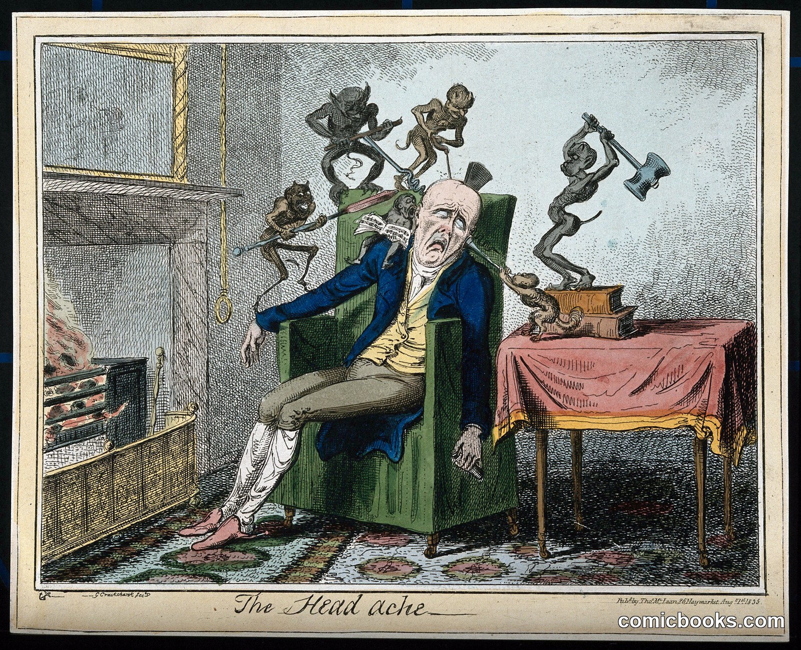 The Head Ache by Frederick Marryat