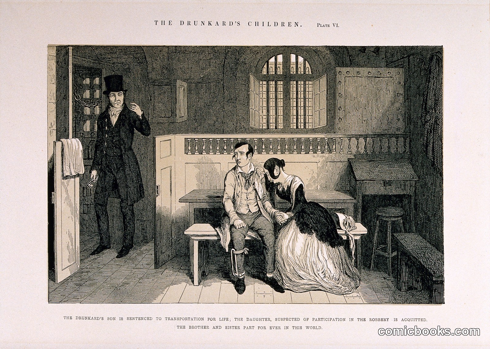The Drunkard's Children, Plate VI: The Brother Sentenced, the Sister Acquitted by http://data.europeana.eu/agent/63272