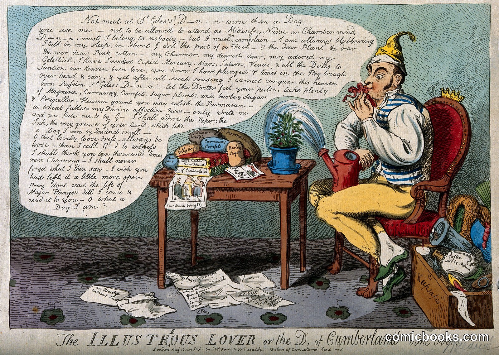 The Illustrious Lover, or the D. of Cumberland Gone Agog by http://data.europeana.eu/agent/11149