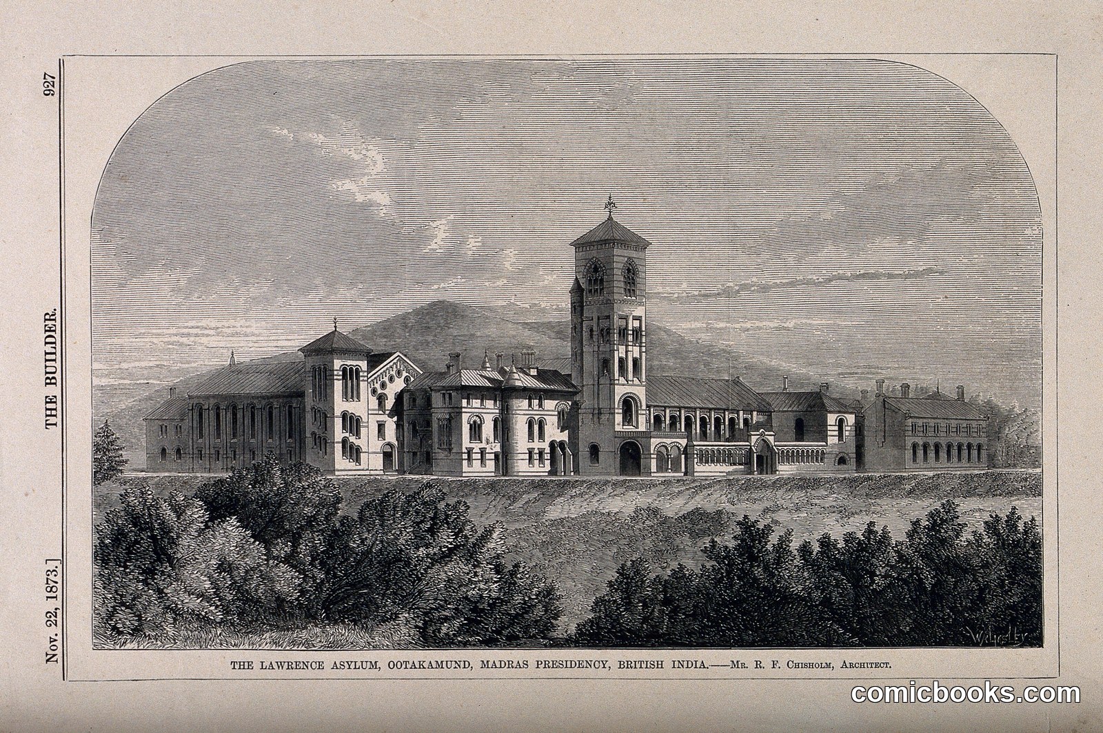 The Lawrence Asylum, Ootacamund, Madras Presidency, British India by John Walmsley
