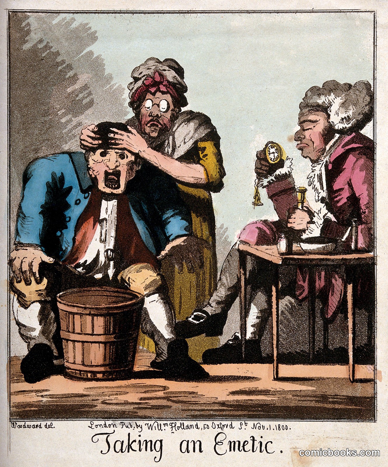 Taking an Emetic by George Moutard Woodward