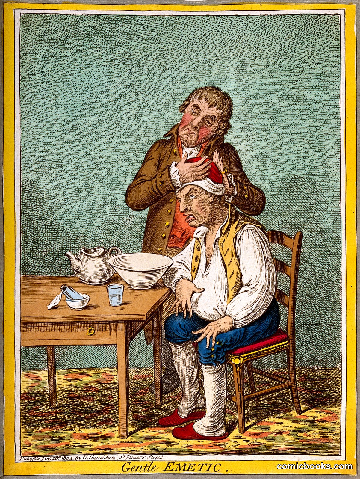 *Gentle Emetic*, after James Gillray by James Gillray
