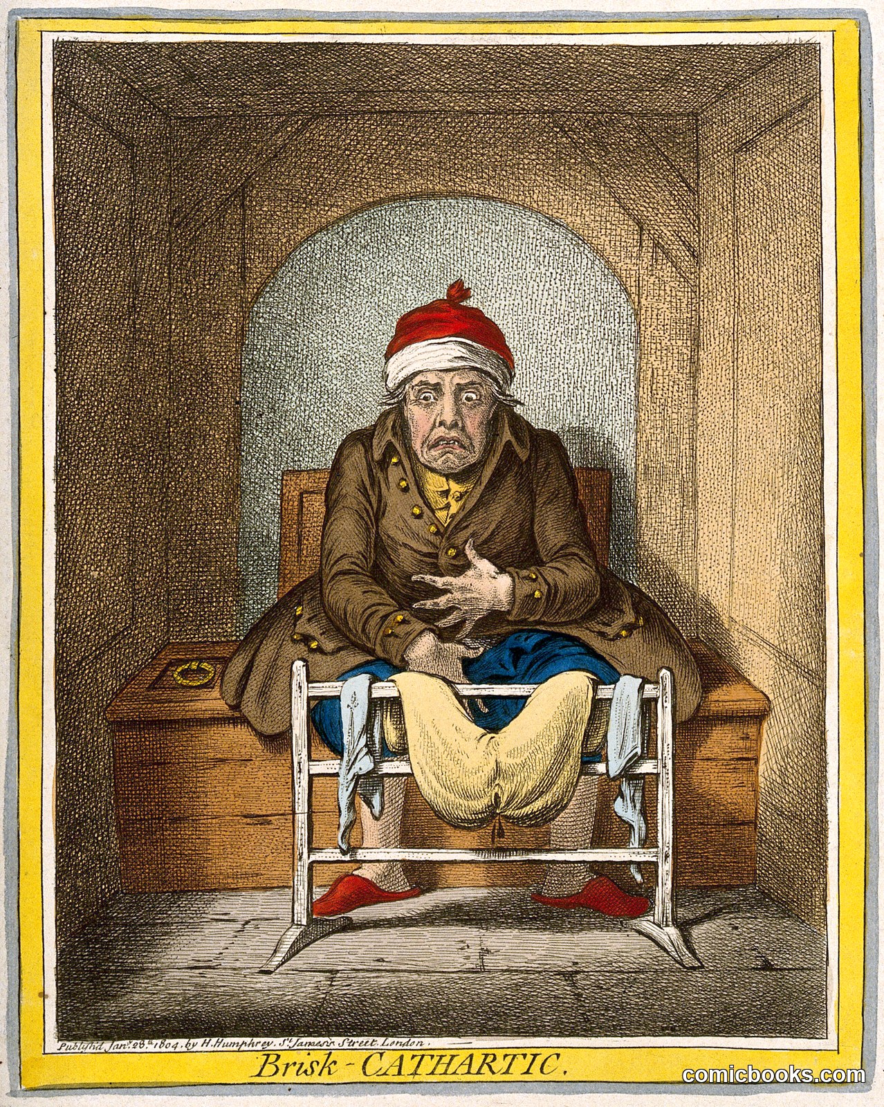 Brisk Cathartic by James Gillray