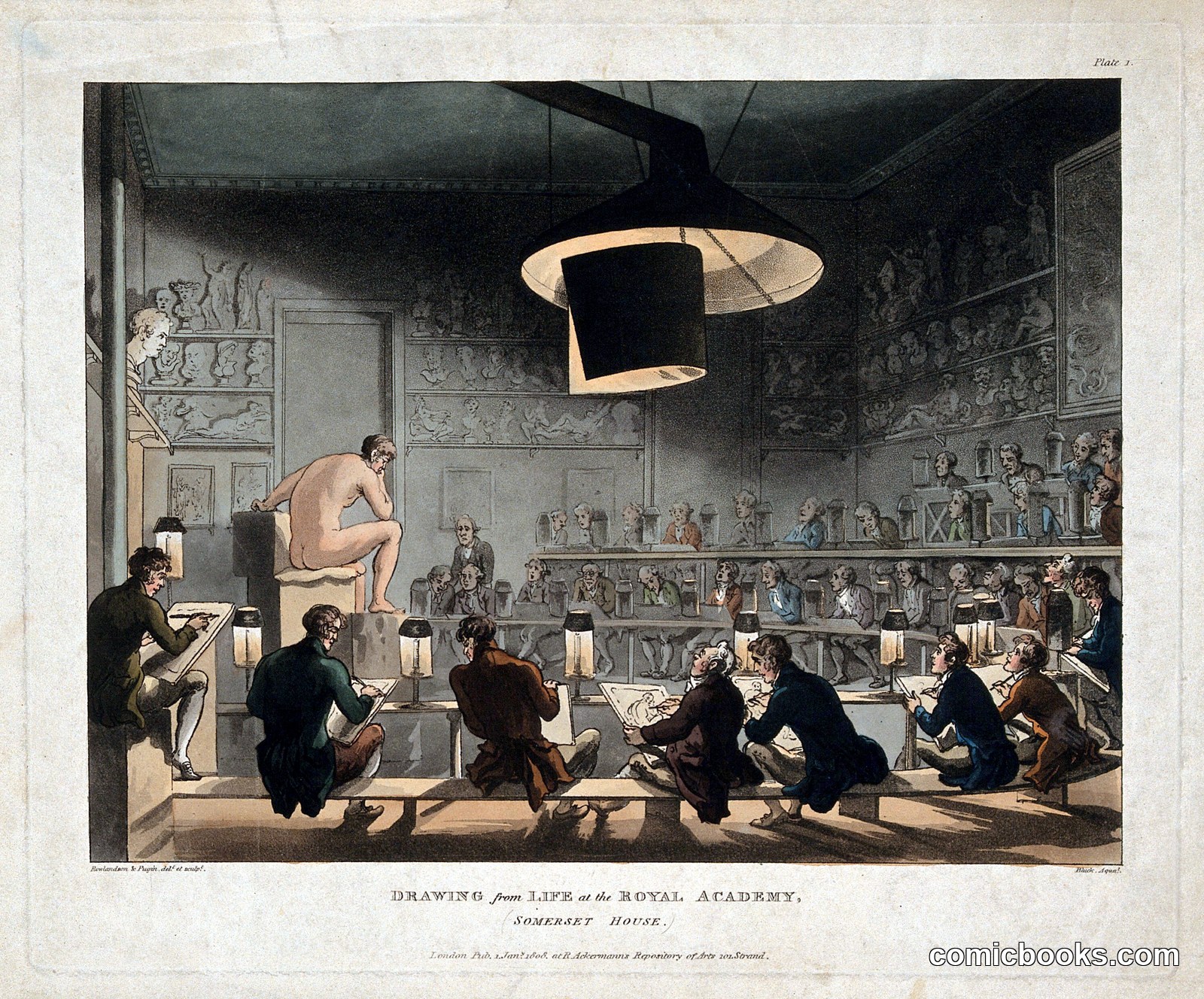 Drawing from Life at the Royal Academy, Somerset House by http://data.europeana.eu/agent/148260